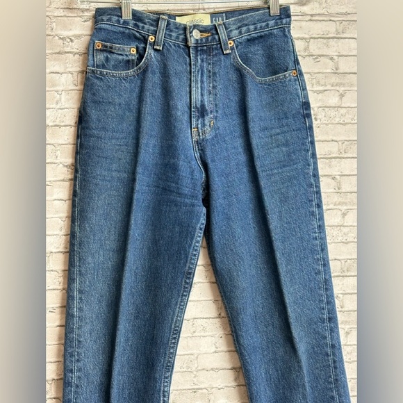 GAP CLASSIC Y2K Jeans Size 4 Long High-Rise Straight 100% Cotton Vintage 2000 - Picture 2 of 11